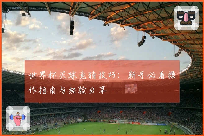 世界杯买球竞猜技巧：新手必看操作指南与经验分享